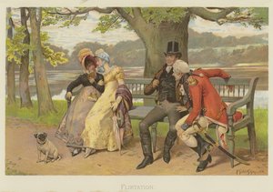 Flirtazione da Henry Gillard Glindoni